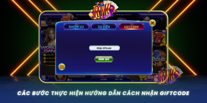 Cac Buoc Thuc Hien Huong Dan Cach Nhan Giftcode