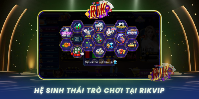 He Sinh Thai Tro Choi Tai Rikvip